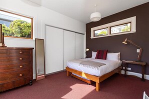 2 bedrooms, premium bedding, desk, iron/ironing board