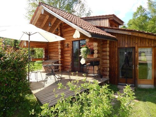 Chalet en Rondins Au Cœur de la Nature avec Confort Moderne près de Strasbourg