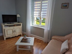 TV - Charming Apartment with Terrace Near Skiing, Hiking, and Lakes in Saint-Dié-des-Vosges (Saint-Dié-des-Vosges)