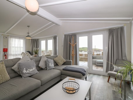 Cottage | Area soggiorno. Caban Tywod