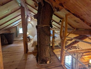 2 bedrooms, travel crib, free WiFi - Unique log house with balcony and terrace in the Vosges (Le Tholy)