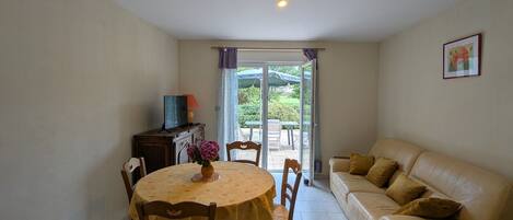 Televisor i llar de foc