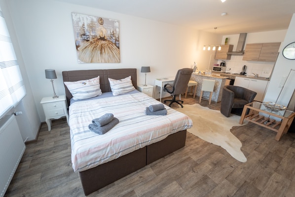 Standard-Apartment | 1 Schlafzimmer, individuell eingerichtet, Verdunkelungsvorhänge