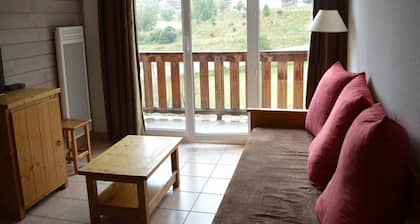 Appartement T3 au pied des pistes avec parking couvert