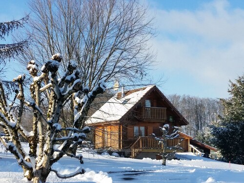 Cozy Chalet near Plombières-les-Bains - Ideal for Couples, Nature Trails, and Relaxing Spa Retreat