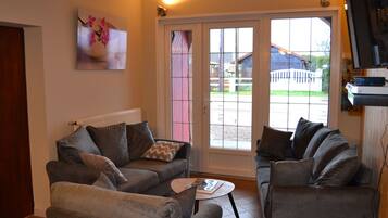 Télévision, cheminée