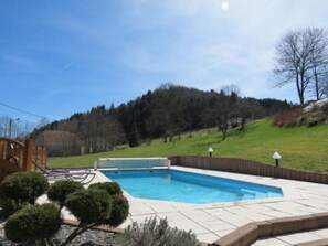 Pool - Chalet confortable avec sauna privé, grande terrasse et accès piscine - Montagne tranquille (Ferdrupt)