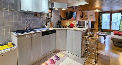 Cozy Apartment with Fireplace & Garden near Shops in Vagney, 15km from Gérardmer