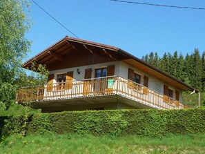 Exterior - Chalet confortable près de Gérardmer avec cheminée, WiFi et garage, idéal pour familles et groupes (Rochesson)