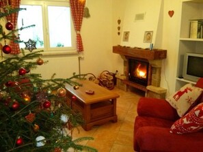 تلفزيون، مدفأة