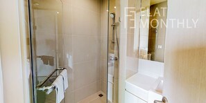 Apartment, 1 Bedroom, Kitchen | Bathroom | Shower, towels - Noble Recole (UN12641) (Bangkok)