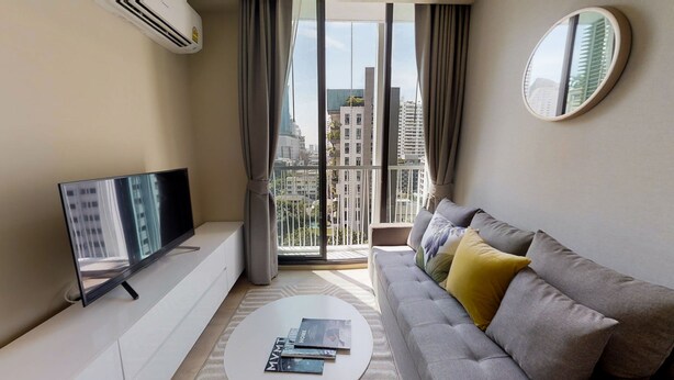 Apartment, 1 Bedroom, Kitchen | Living room - Noble Recole (UN12252) (Bangkok)