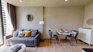 Apartment, 1 Bedroom, Kitchen | Living room - Noble Recole (UN12252) (Bangkok)