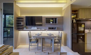 Departamento, 1 habitación, cocina | Servicio a la habitación