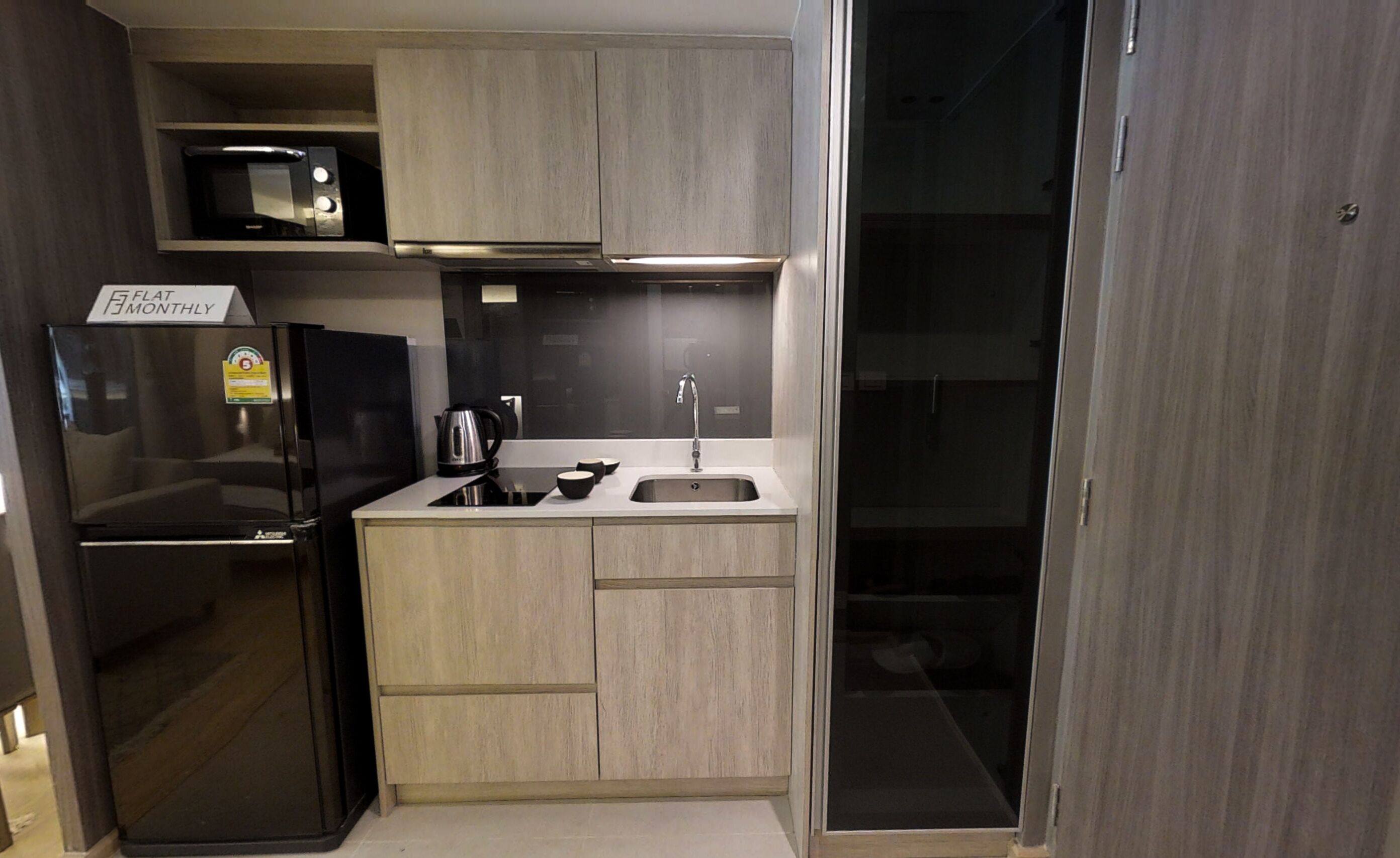 อพาร์ทเมนท์, 1 ห้องนอน, ห้องครัว | ครัวขนาดเล็กส่วนตัว