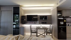 Appartement, 1 slaapkamer, keuken | Kamervoorziening