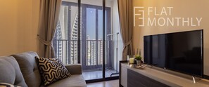 Apartment, 1 Bedroom, Kitchen | Living room