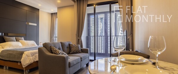 อพาร์ทเมนท์, 1 ห้อง��นอน, ห้องครัว