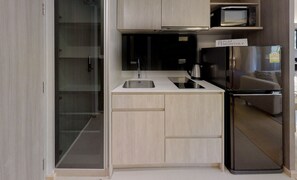 อพาร์ทเมนท์, 1 ห้องนอน, ห้องครัว | ครัวขนาดเล็กส่วนตัว
