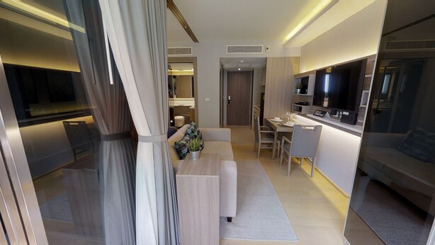 Apartamento, 1 quarto, cozinha | Sala de estar