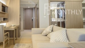 Apartment, 1 Bedroom, Kitchen | Living area - Urbitia TL (UN10067) (Bangkok)