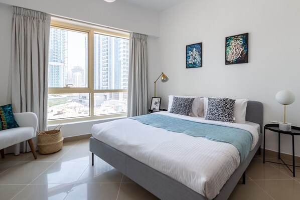 2 bedrooms, laptop workspace, iron/ironing board, WiFi