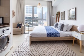 노트북 작업 공간, 다리미/다리미판, WiFi, 침대 시트