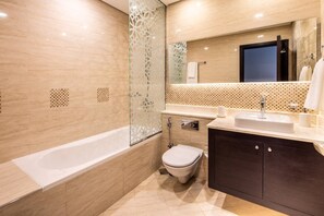 Bathroom - Plush 3BR w/ Study in Prime District - Downtown Dubai! (Dubai)
