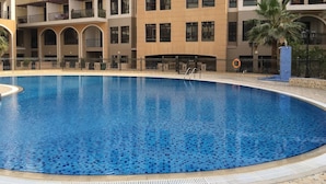 Pool - Spacious 1BR in Heart of JVC (Dubai)