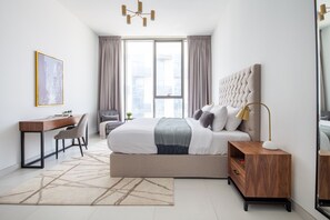 1 bedroom, laptop workspace, iron/ironing board, WiFi