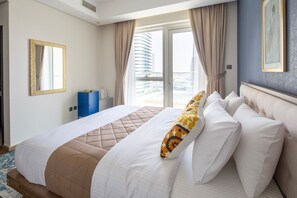1 bedroom, laptop workspace, iron/ironing board, WiFi