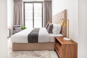 1 bedroom, laptop workspace, iron/ironing board, WiFi