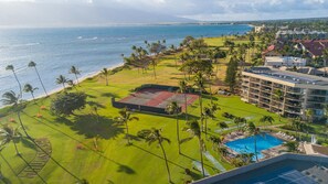 Exterior - Relaxing garden view setting with ocean views A211 (Kihei)