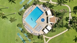 Pool - Relaxing garden view setting with ocean views A211 (Kihei)