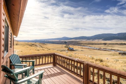 4 Bedroom Home on 20 acres with private access to the Madison River.