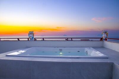 Duke of Aosta Terrace with private mini-pool