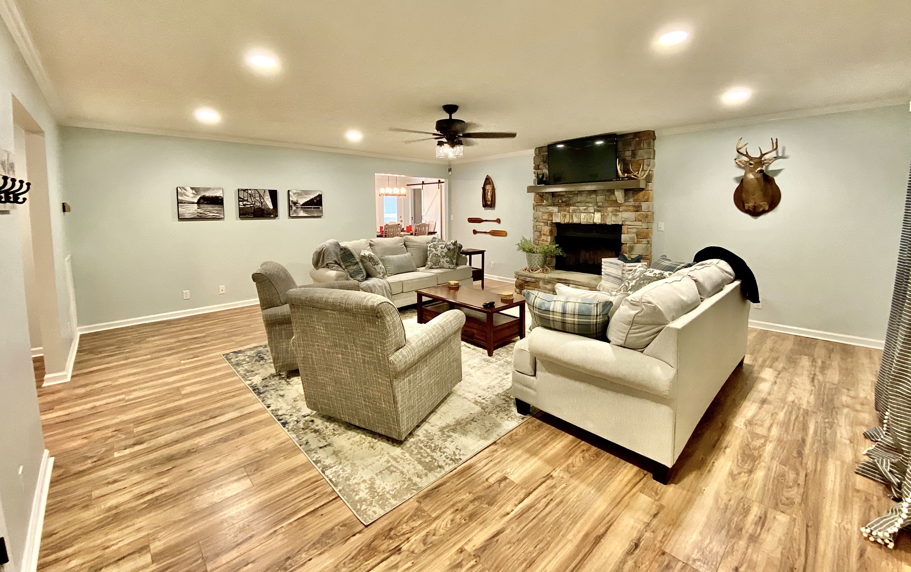 Newly Renovated Norris Lake Home with Private Dock