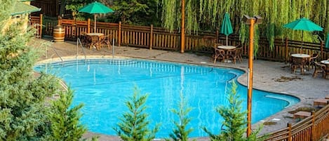 Indoor pool, outdoor pool