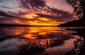 Sun-loungers, beach towels