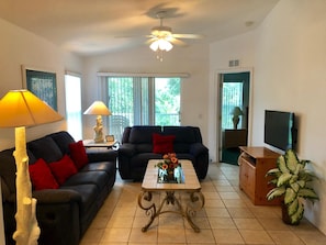 Condo, Multiple Beds, Private Pool | Living room