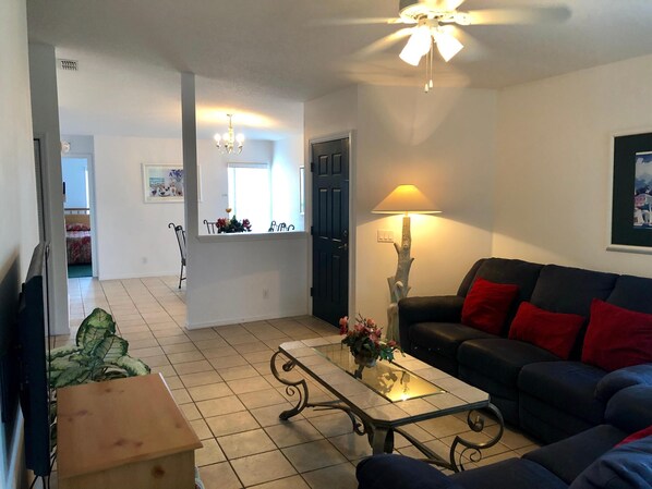 Condo, Multiple Beds, Private Pool | Living room