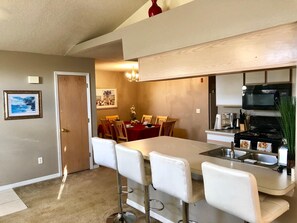 Condo, Multiple Beds, Private Pool | Private kitchen | Fridge, microwave, oven, stovetop
