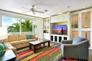 獨棟房屋, 多張床 (Island Chic) | 客廳