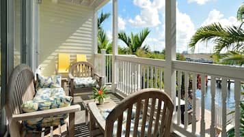 House, Multiple Beds (Island Chic) | Balcony