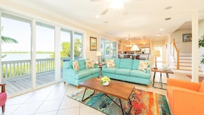 House, Multiple Beds (Banana Breeze) | Living room - Banana Breez e (Key West)