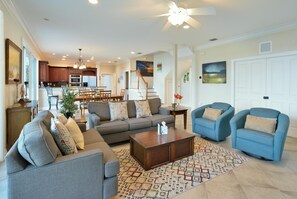 Huis, Meerdere bedden (Seaside Retreat) | Woonruimte