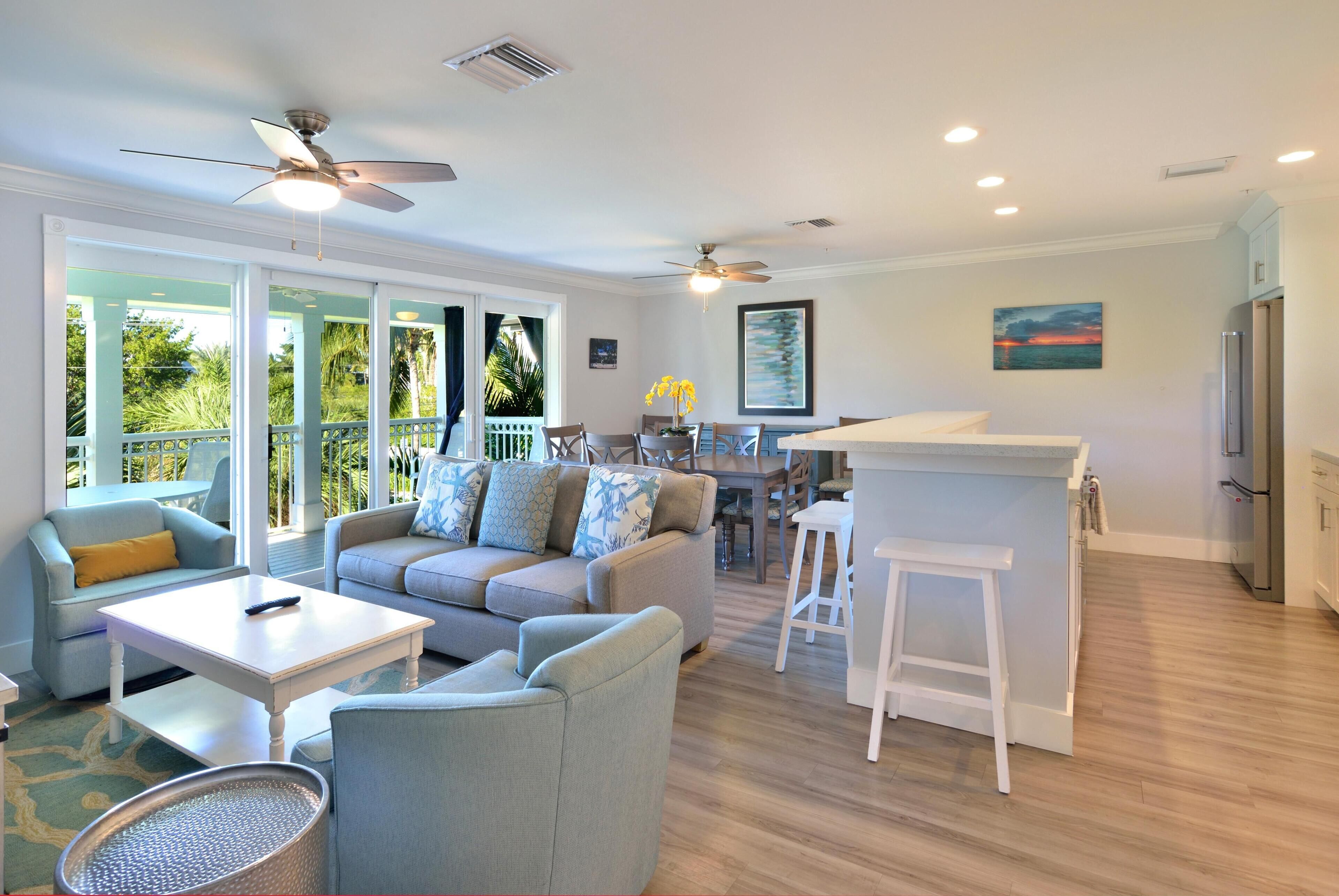 Lägenhet - flera sängar (Upper Sunset South) | Vardagsrum