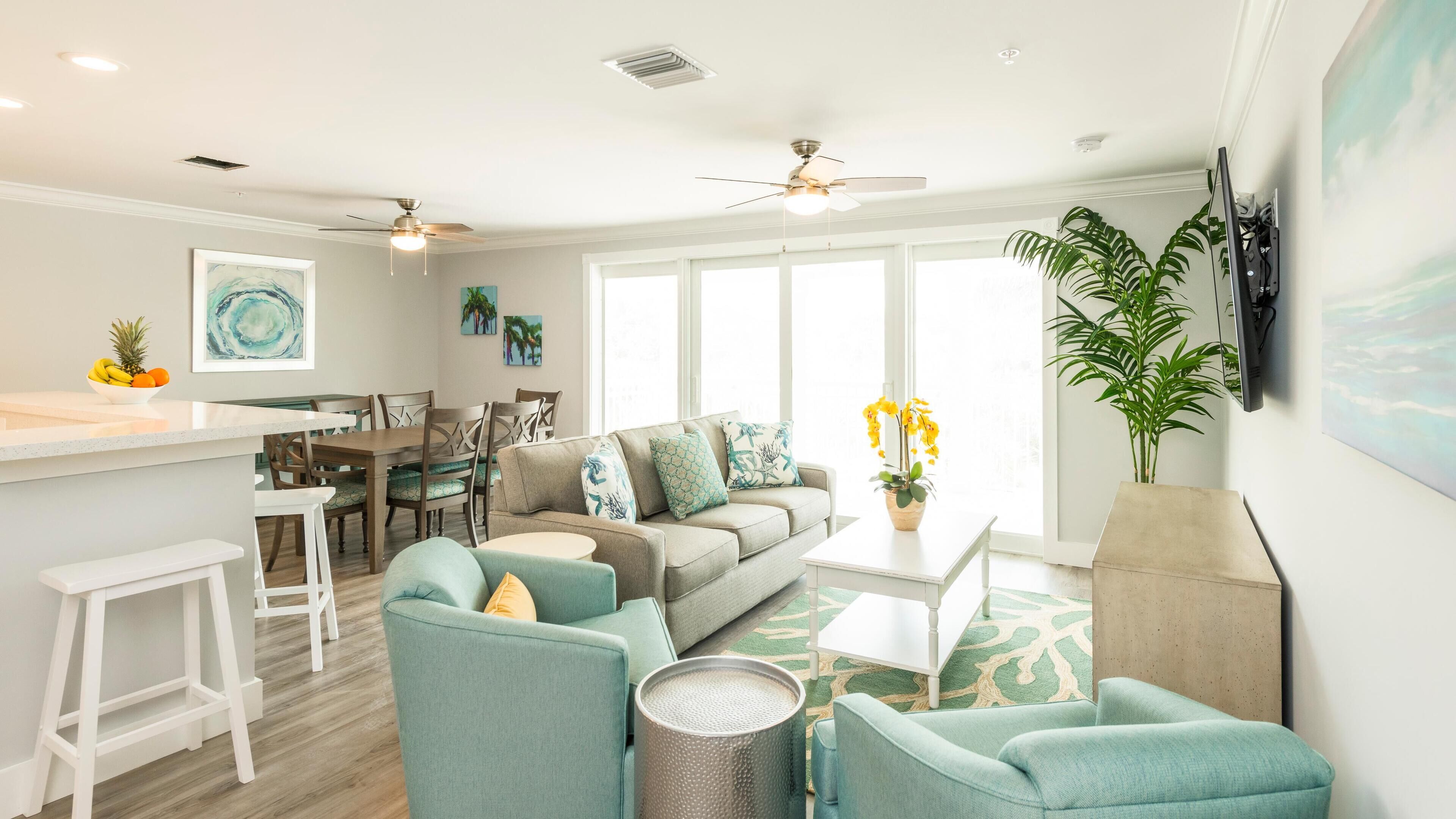 Condo, nhiều giường (Upper Sunset North) | Phòng khách