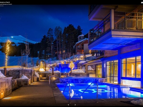 Indoor pool, outdoor pool