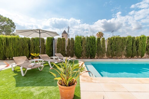 Villa 'Ca Na Rossa' avec vue sur les montagnes, Wi-Fi et climatisation